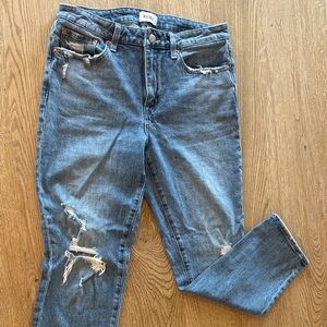 Pistola Distressed Skinny Jeans in Blue